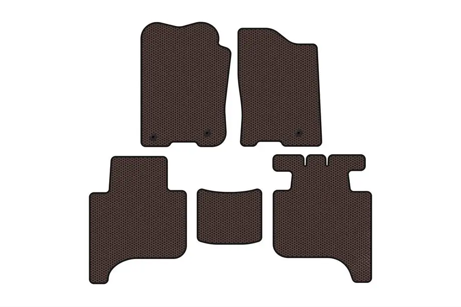 Infiniti QX56 2004–2010 Carsuit kumimatot matkustamoon (2 riviä, 2004-2008, ruskea) Image