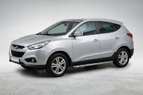 Hyundai IX-35 2010–2015 Maydos V1 sivuportaat (2 kpl, alumiini ↗ ruostumaton teräs) kuva 1