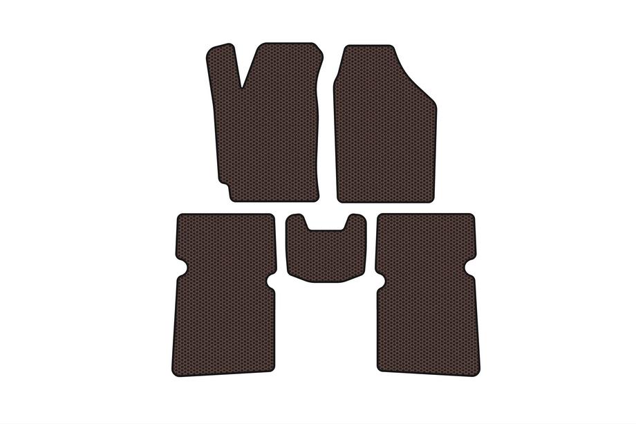 JAC J5 2011–2019 Kumimatot Carsuit (SD, ruskea) Image