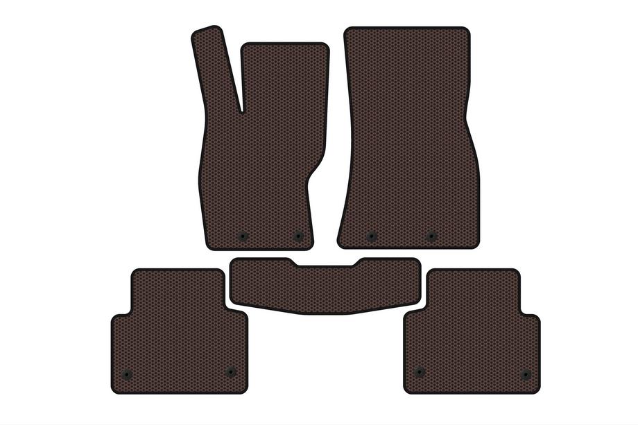 Jaguar XF 2009–2016 Carsuit kumimatot (2011-2016, SD, ruskea) Kuva 1