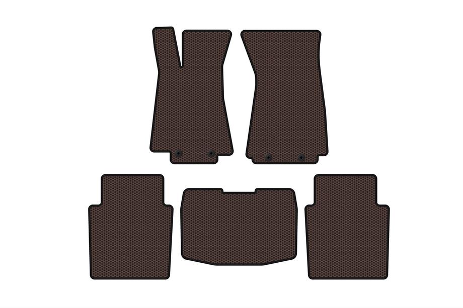 Jaguar XJ 2003–2009 Kumimatot Carsuit (SD, ruskea) Image