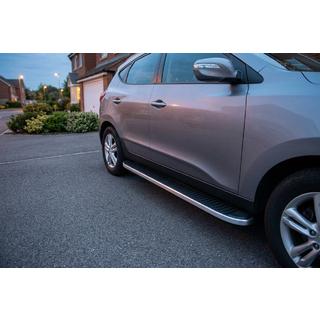 Tayga Grey -sivuaskelmat (2 kpl, alumiini) kuva 1