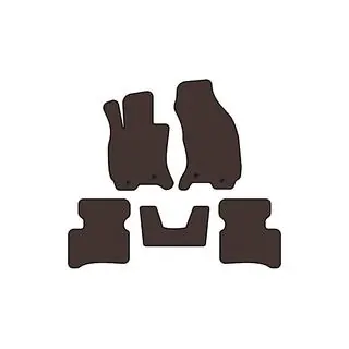 Kumimatot Carsuit (SD, lattiaan kiinnitetty kaasupoljin, ruskea) kuva 1