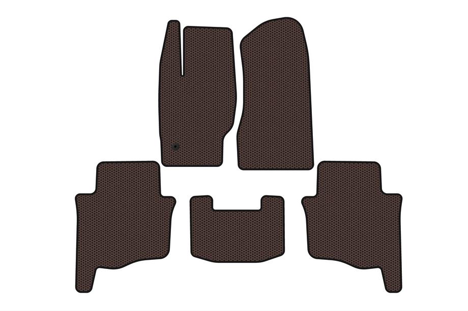 Jeep Grand Cherokee WK 2004–2010 Kumimatot Carsuit (Ruskea) Image