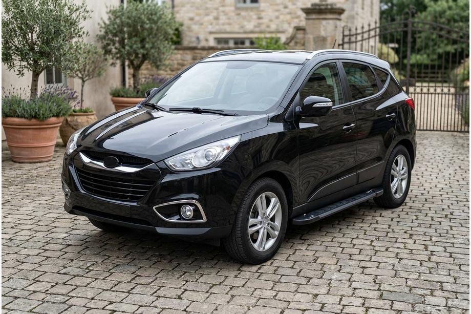 Hyundai IX-35 2010–2015 RedLine Black sivuportaat (2 kpl, alumiini) Image