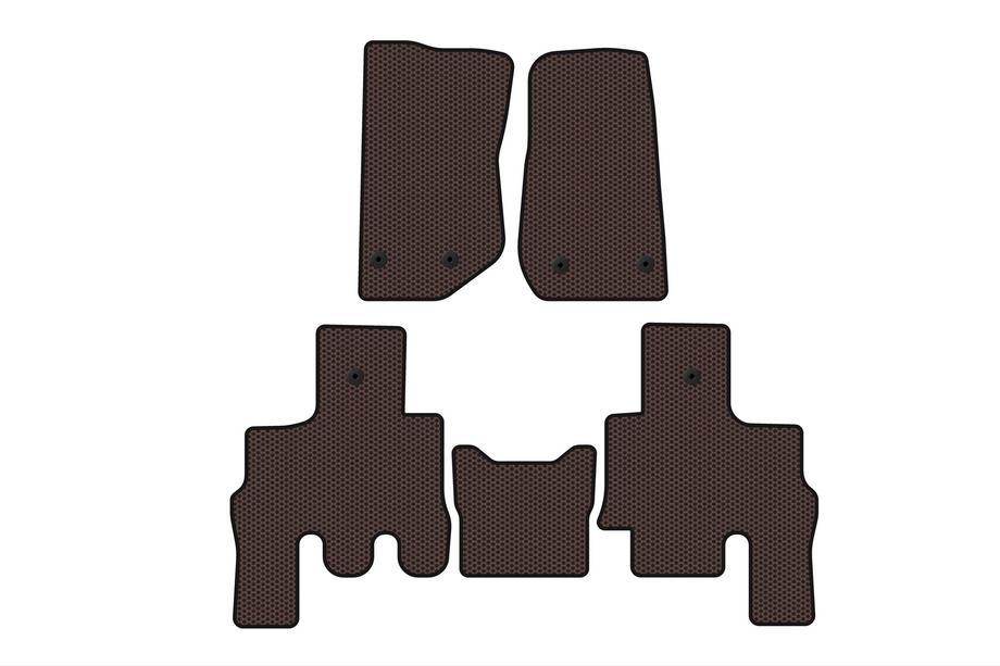 Jeep Wrangler 2007–2017 Kumimatot Carsuit (Ruskea) Image