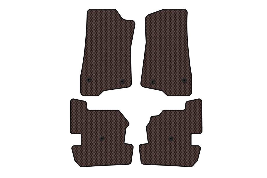 Jeep Wrangler 2018– Kumimatot Carsuit (Ruskea) Image