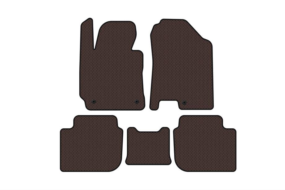 Kia Cerato 3 2013–2018 Kumimatot Carsuit (SD, ruskea) Image