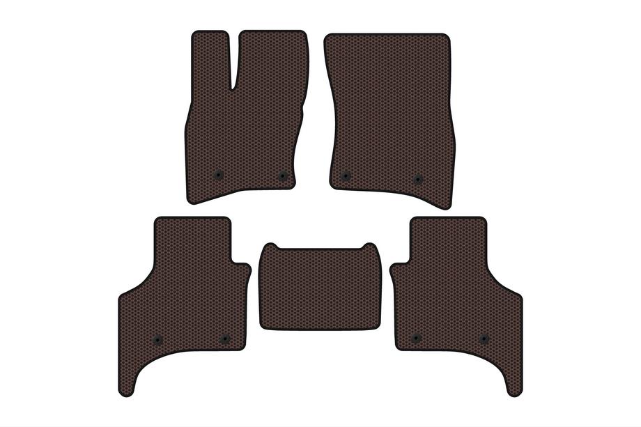 Land Rover Defender 2019– Kumimatot Carsuit (5-ovinen, ruskea) Image