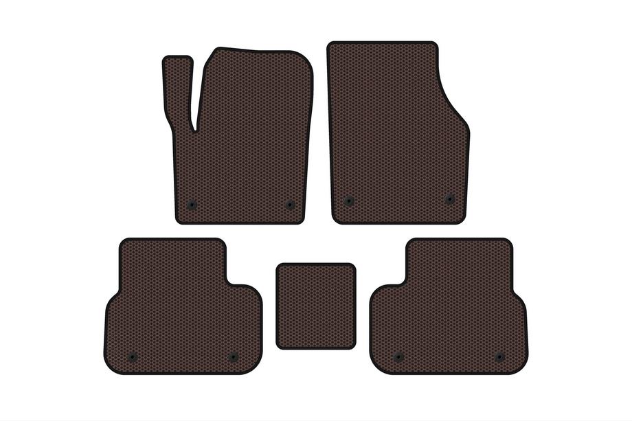 Land Rover Discovery Sport 2014– Kumimatot Carsuit (2014-2019, 2 riviä, ruskea) Image