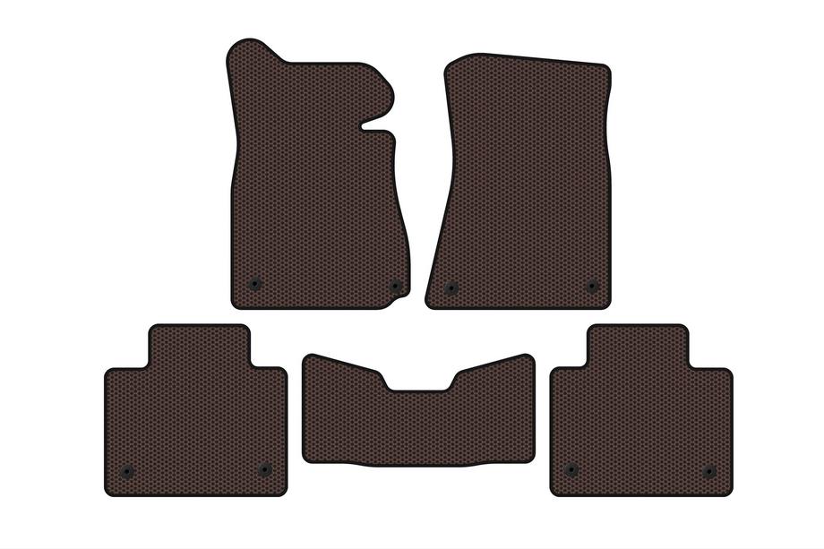 Lexus GS 2011–2020 Kumimatot Carsuit (2011-2015, SD, 2WD, ruskea) Kuva 1