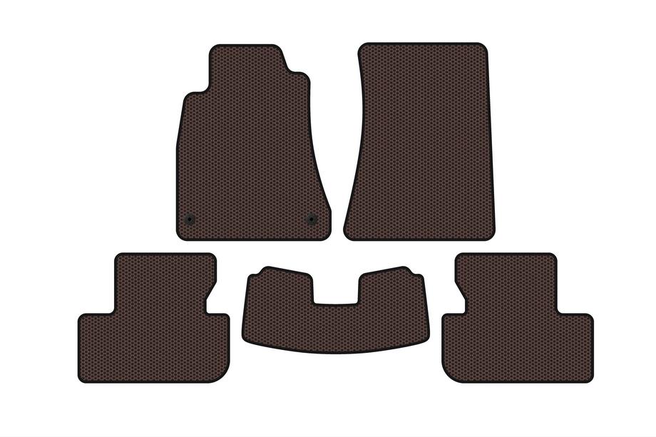 Lexus IS 2005–2013 Kumimatot Carsuit (SD, 2WD, ruskea) Image