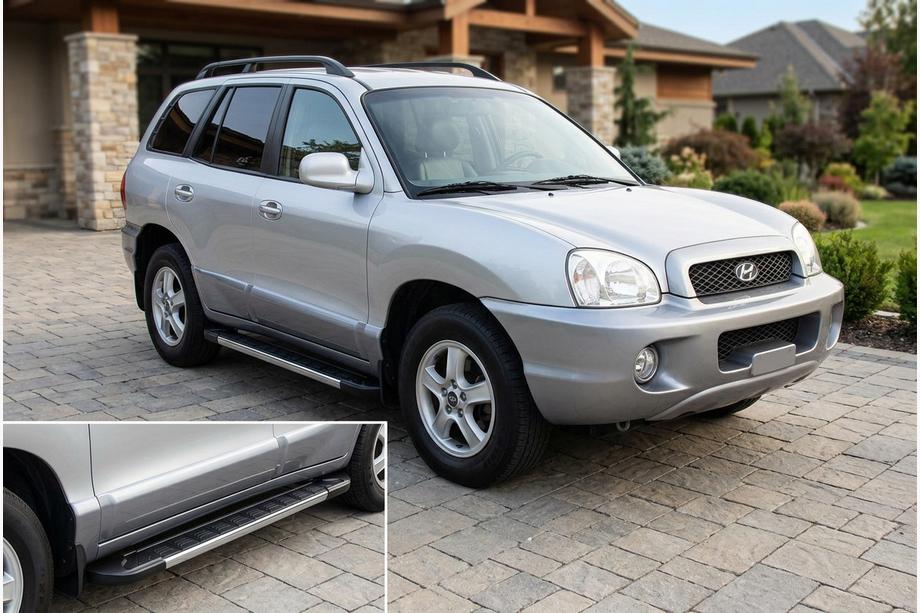 Hyundai Santa Fe 1 2000–2006 RedLine V1 sivuportaat (2 kpl, alumiini) Image