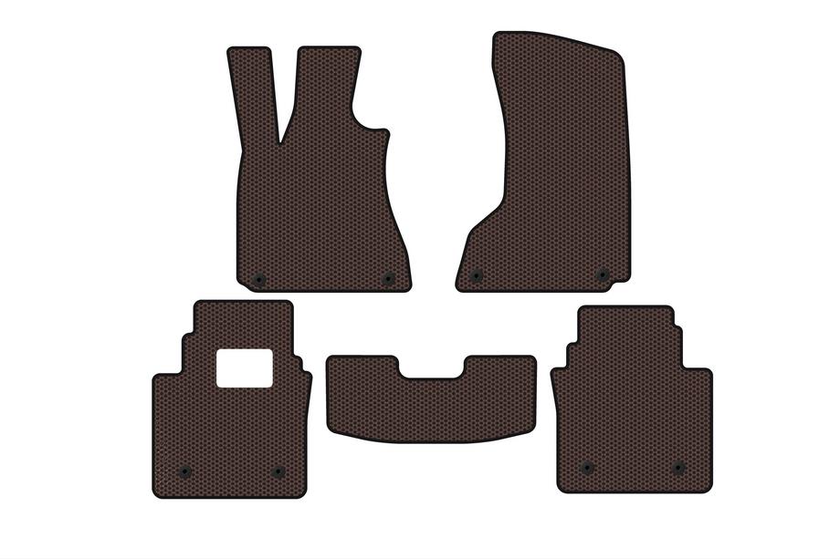 Maserati Quattroporte 2013–2023 Kumimatot Carsuit (SD, ruskea) Kuva 1