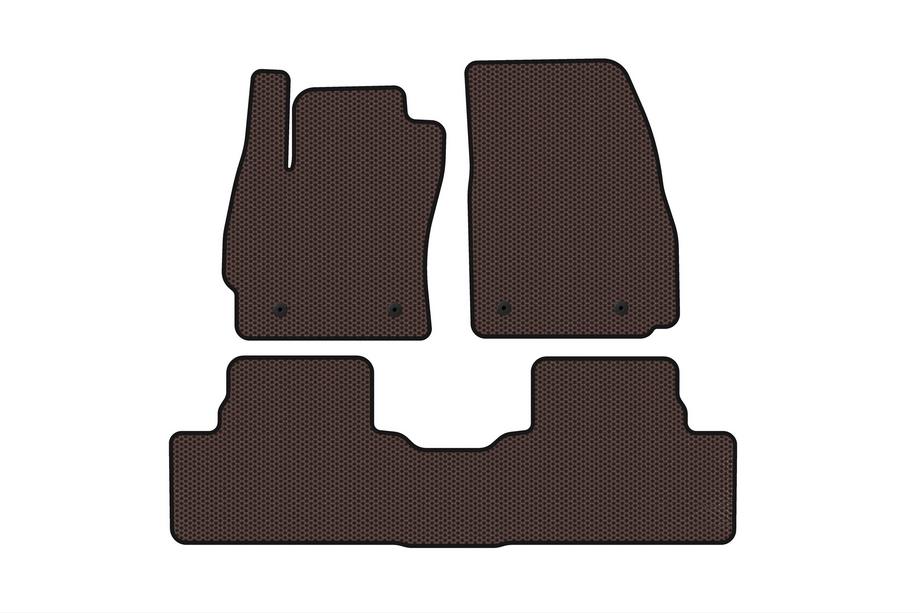 Mazda 5 2010–2018 Carsuit kumimatot matkustamoon (2 istuinriviä, ruskea) Image