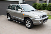 Hyundai Santa Fe 1 2000–2006 Duru sivuportaat (2 kpl, alumiini) kuva 1