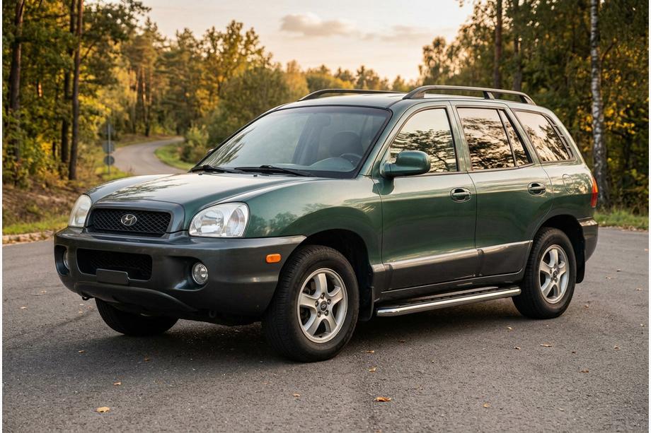 Hyundai Santa Fe 1 2000–2006 Maydos V1 sivuportaat (2 kpl, alumiini ↗ ruostumaton teräs) Image