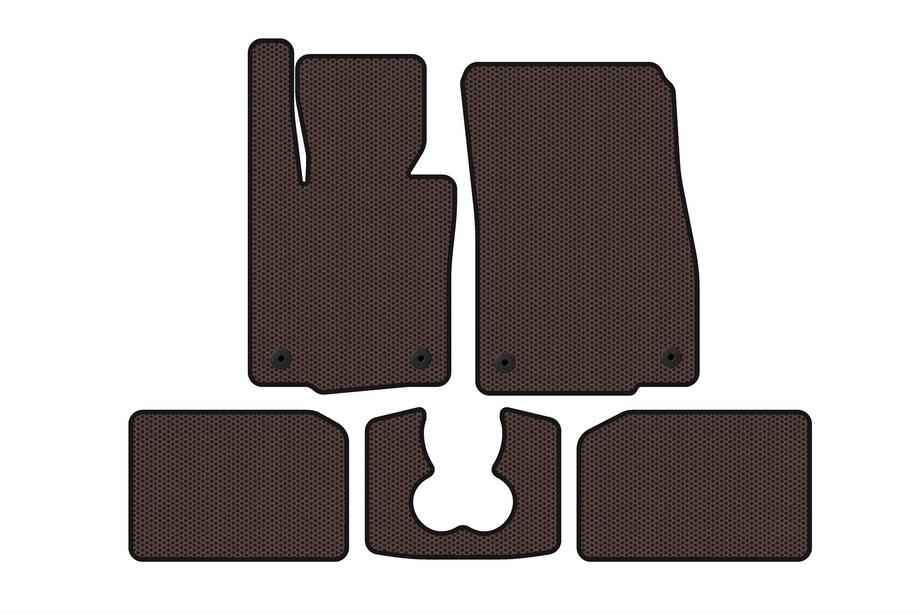Mini Cooper F55/56/57 2014–2023 Kumimatot Carsuit (S F55, 5-ovinen, ruskea) Image