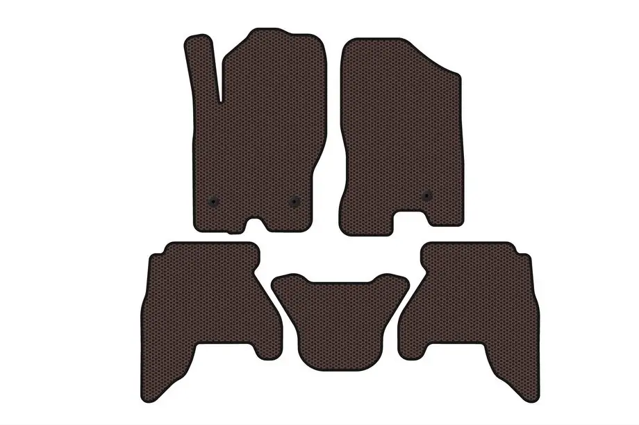 Nissan Pathfinder R51 2005–2014 Carsuit V1 kumimatot (2 riviä, ruskea, 2010-2014) Image
