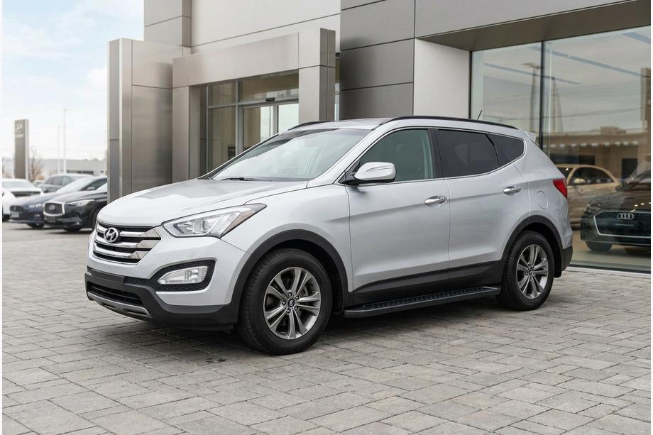 Hyundai Santa Fe 3 2012–2018 Allmond Black sivuaskelmat (2 kpl, alumiini) Image
