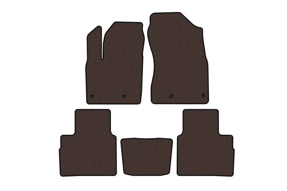 Nissan X-trail T33/Rogue 2022– Kumimatot Carsuit (5-paikkainen, ruskea) Image