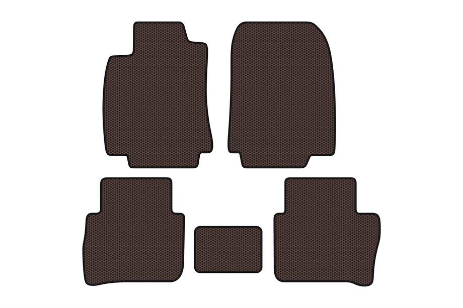 Nissan Tiida 2011–2014 Kumimatot Carsuit (HB, ruskea) Image