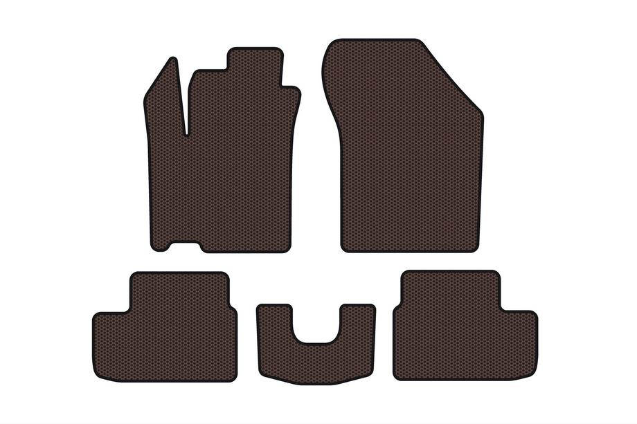 Opel Agila 2007–2015 Kumimatot Carsuit (HB, ruskea) Image