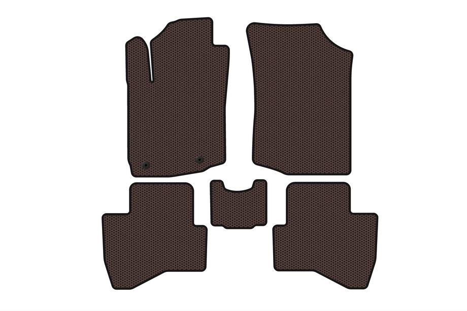 Peugeot 108 2014–2021 Kumimatot Carsuit (HB, ruskea) Image