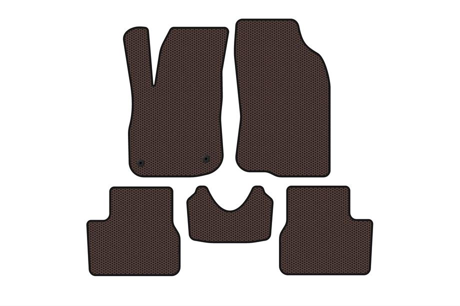 Peugeot 2008 2013–2019 Kumimatot Carsuit (Ruskea) Kuva 1
