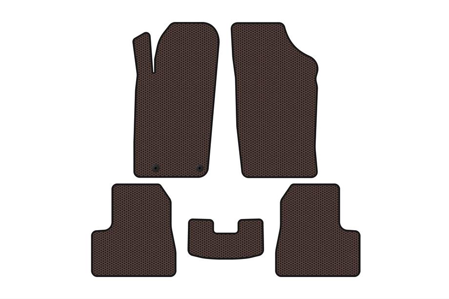 Peugeot 206 1998–2024 Kumimatot Carsuit (2009-2013, Ruskea) Image