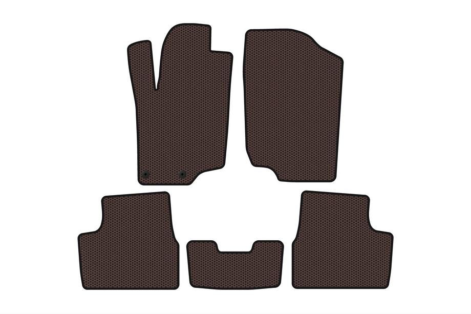 Peugeot 207 2006–2014 Kumimattosarja Carsuit (HB, 5-ovinen, ruskea) Image