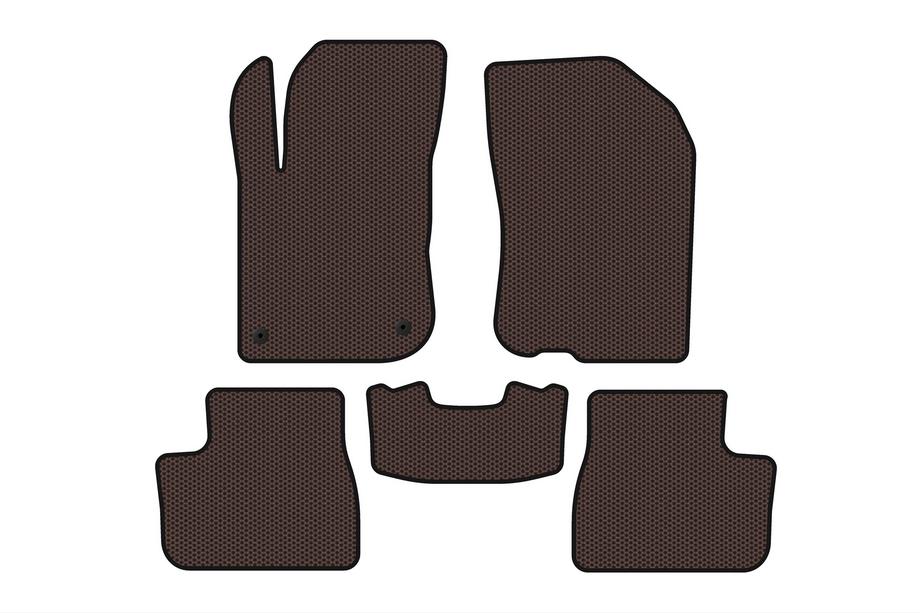 Peugeot 208 2012–2019 Kumimatot Carsuit (Ruskea) Image