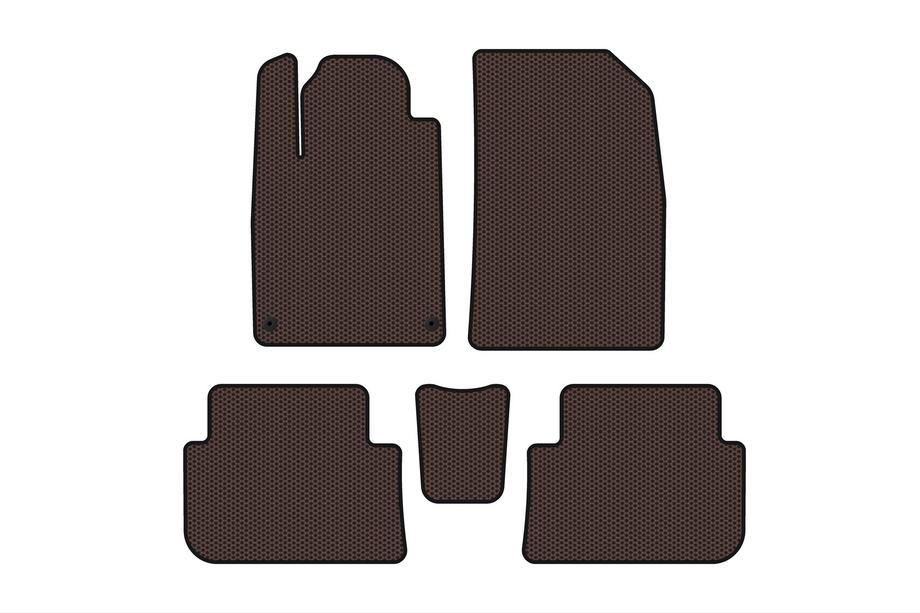Peugeot 407 2004–2011 Kumimatot Carsuit (SD, ruskea) Image