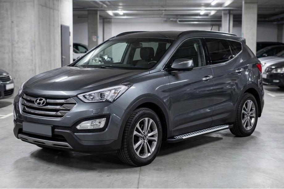 Hyundai Santa Fe 3 2012–2018 Line-astinlaudat (2 kpl, alumiini) Image