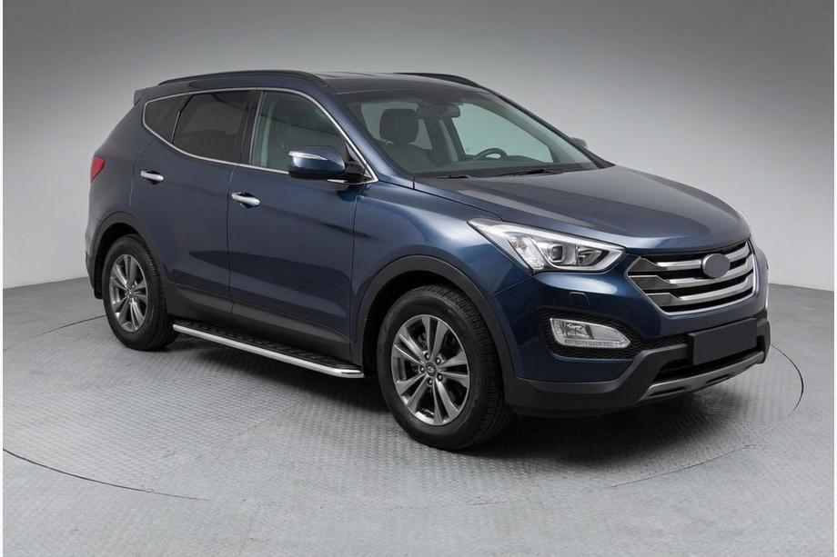 Hyundai Santa Fe 3 2012–2018 Maydos V1 sivuportaat (2 kpl, alumiini ↗ ruostumaton teräs) Image