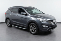 Hyundai Santa Fe 3 2012–2018 Tayga Grey -sivuaskelmat (2 kpl, alumiini) kuva 1