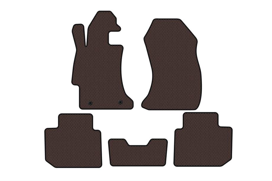 Subaru Impreza 2011–2016 Kumimatot Carsuit (SD, ruskea) Image