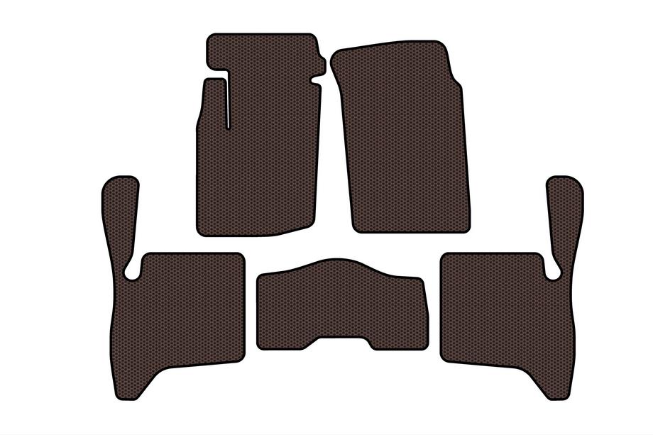 Suzuki Vitara 1998–2006 Carsuit kumimatot matkustamoon (3-ovinen, ruskea) Image