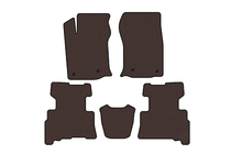 Toyota 4Runner 2009–2024 Carsuit kumimatot (2 riviä, 2014-2024, 7-paikkainen, ruskea) kuva 1