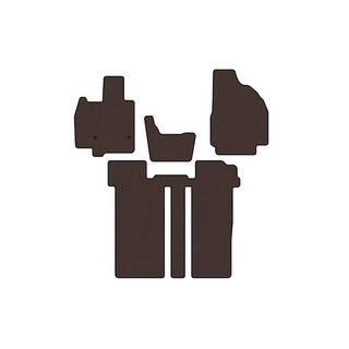Kumimatot Carsuit (2 riviä, 6-paikkainen, ruskea) kuva 1