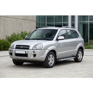 Sunrise sivuportaat (2 kpl, alumiini) Hyundai Tucson JM 2004– kuva 1