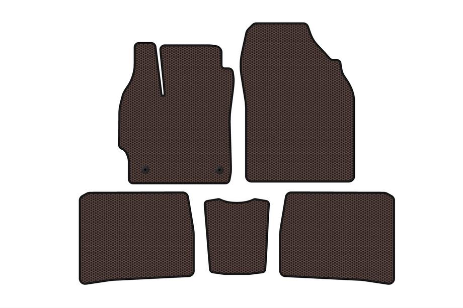 Toyota Prius 2009–2015 Kumimatot Carsuit (LB, ruskea) Kuva 1