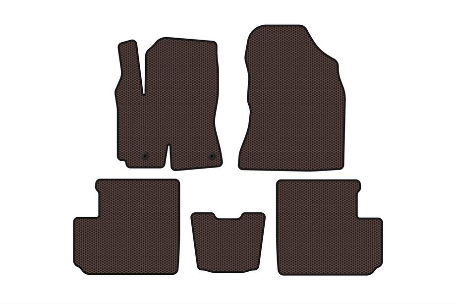 Toyota Rav 4 2001–2005 Kumimatot Carsuit (Ruskea) Kuva 1