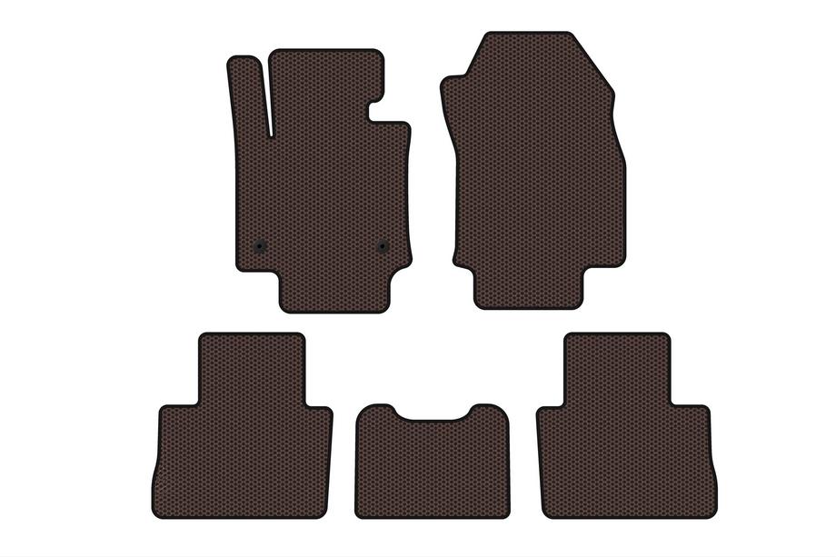 Toyota Rav 4 2019–2025 Kumimatot Carsuit (Ruskea) Image