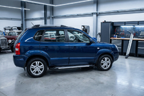 Hyundai Tucson JM 2004– Line-astinlaudat (2 kpl, alumiini) kuva 1