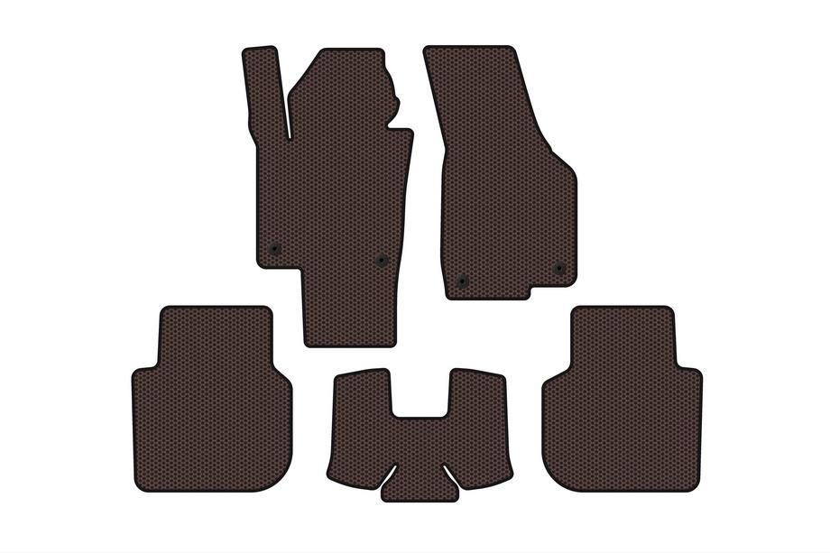 Volkswagen Passat B8 2015–2023 Kumimatot Carsuit (2015-2019, SD, ruskea) Image