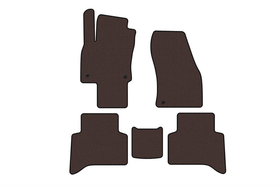 Volkswagen Touran 2015– Kumimatot Carsuit (5-paikkainen, ruskea) Image
