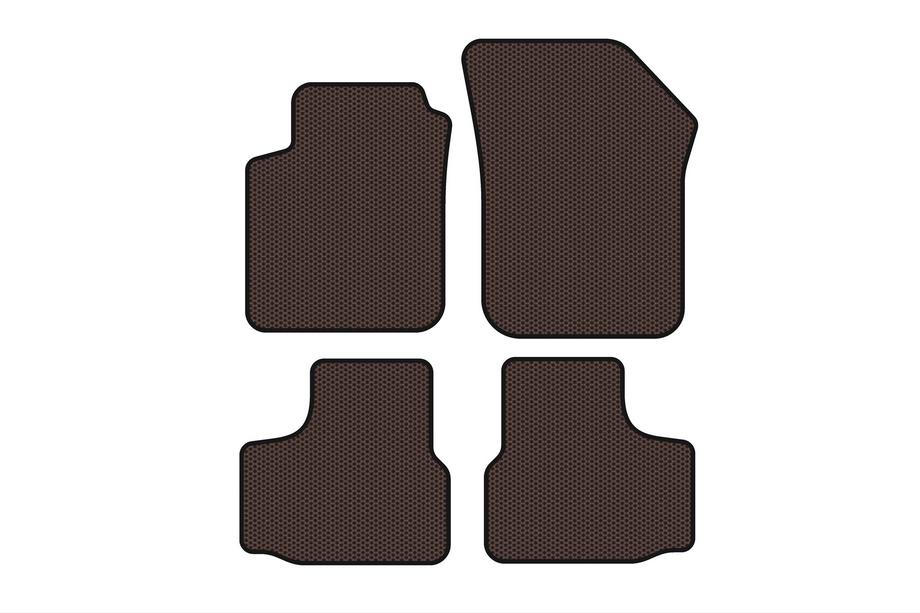 Volkswagen UP 2011–2023 Kumimatot Carsuit (Ruskea) Image
