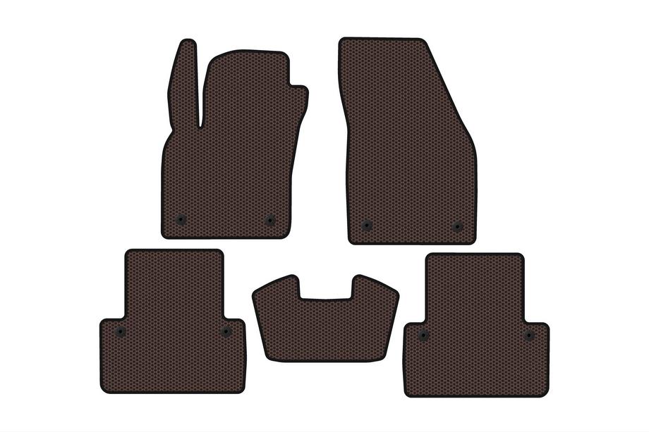 Volvo V50 2004–2012 Kumimatot Carsuit (2007-2012, SW, ruskea) Image