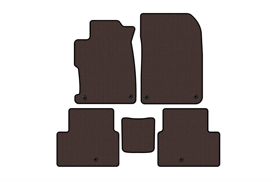 Acura ILX 2012–2022 Kumimatot Carsuit (2012-2015, ruskea) Image